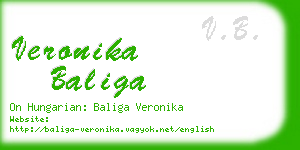 veronika baliga business card